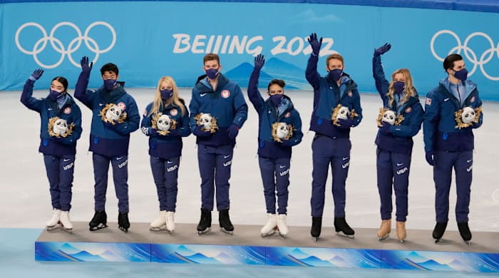 Team USA wins silver medal in figure skating at 2022 Beijing Olympics