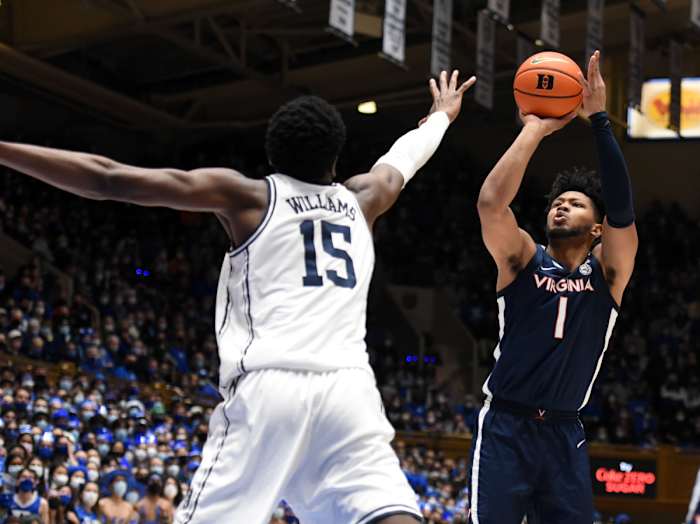 Jayden Gardner, Virginia Cavaliers men's basketball at Duke Blue Devils men's basketball