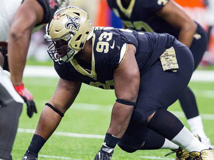 Saints DT David Onyemata (93). Credit: the Score.com