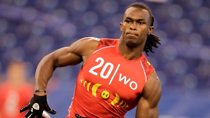 Julio Jones during the 2011 NFL Combine