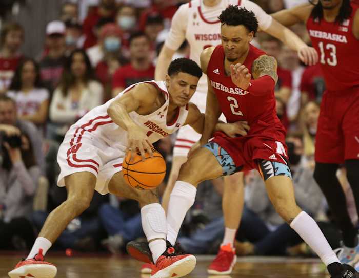 Trey McGowens MBB vs Wisconsin 2022.03.06 USATSI_17844497
