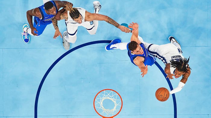 Ja Morant attempts layup