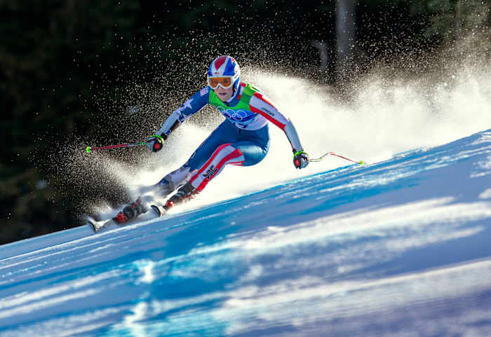 Lindsey Vonn in Vancouver 2010 Winter Olympic Games Women’s Super - G Whistler
