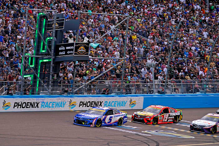 The NASCAR Cup Series playoff races end in the beginning of November.
