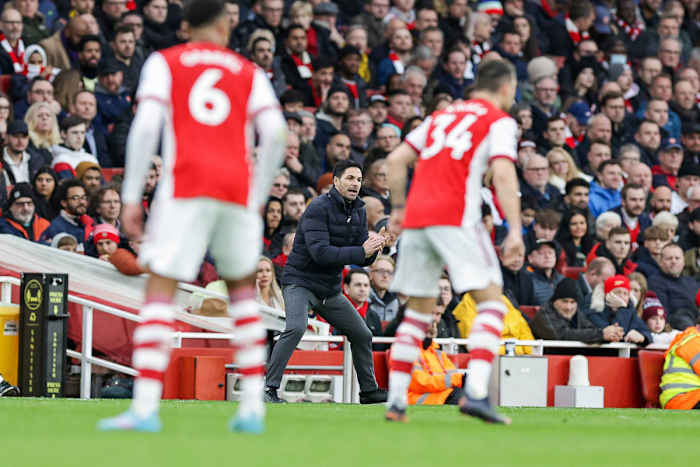 Arsenal manager Mikel Arteta