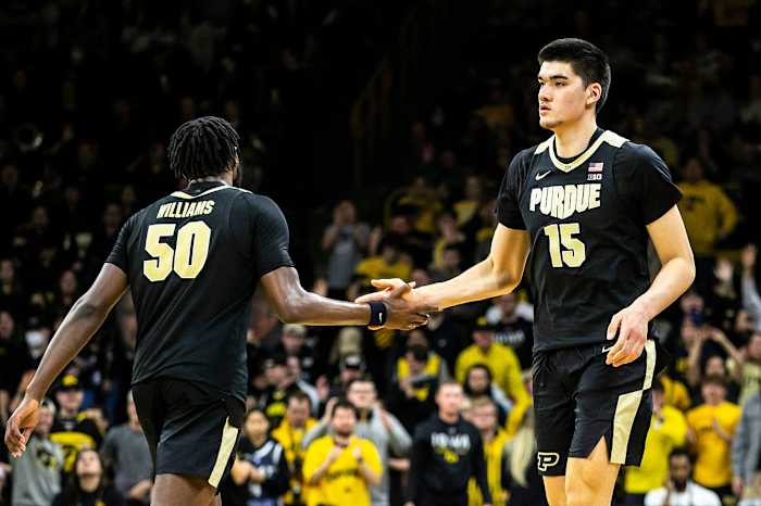 Zach edey and trevion williams