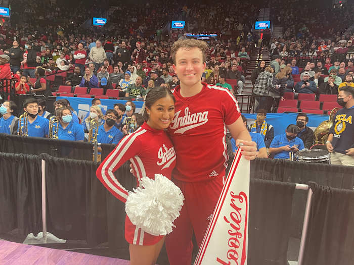 The stars of the game, Cassidy Cerny and Nathan Paris.