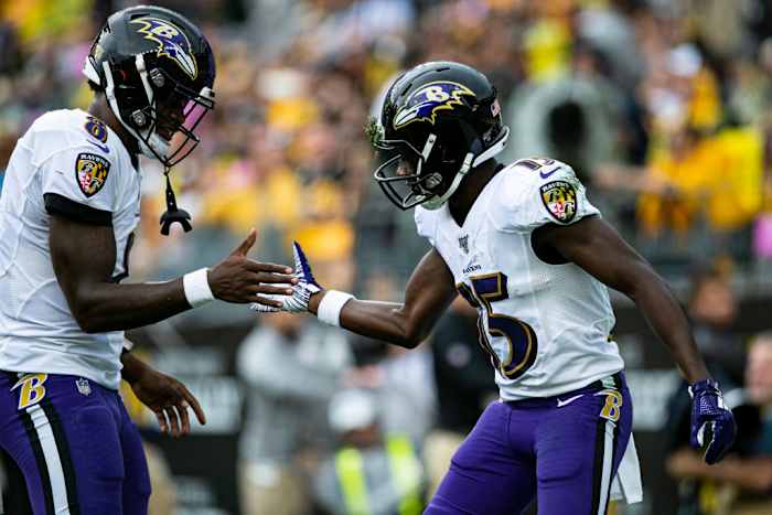 Could Marquise Brown's chemistry with Lamar Jackson bring him back to the Ravens this offseason?