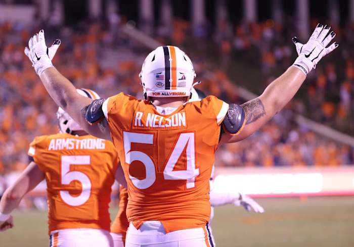 Ryan Nelson, Virginia Cavaliers football