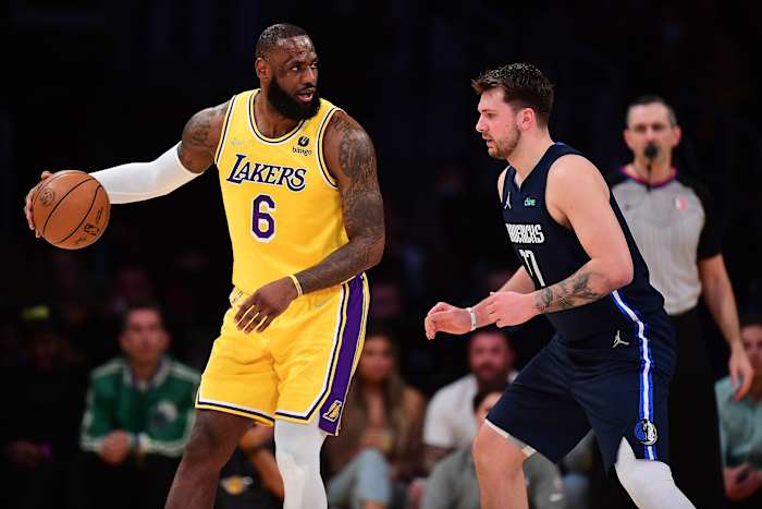 LeBron James, Los Angeles Lakers, Luka Doncic, Dallas Mavericks