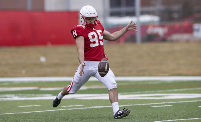 Brian Buschini punter spring practice 2022.03.30