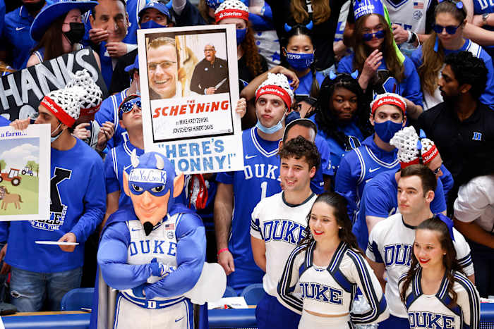 As much as fans may like their new leader, Scheyer will still report to Coach K Court. Students will still, presumably, camp out in Krzyzewskiville.