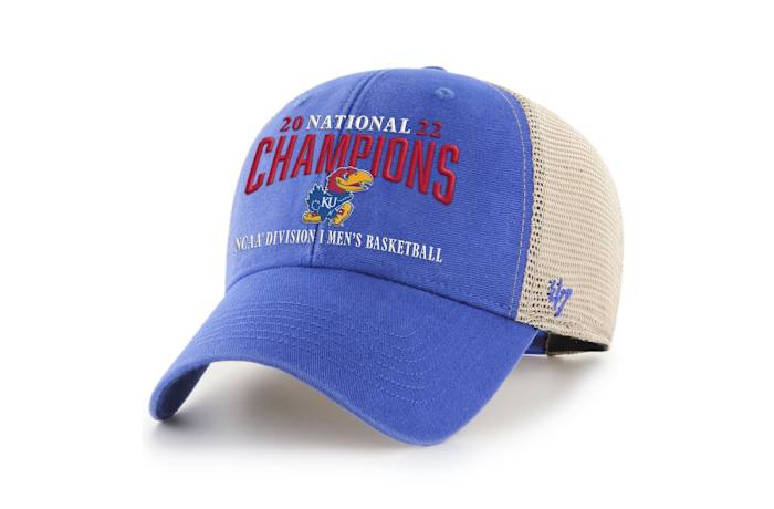 Kansas Jayhawks '47 2022 NCAA Men's Basketball National Champions Adjustable Hat
