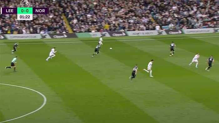 Leeds United faces Norwich City in the Premier League