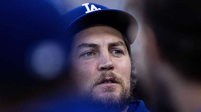 Trevor Bauer of the Los Angeles Dodgers during their MLB, Baseball Herren, USA season game with the Chicago Cubs on Friday, June 25, 2021, at Dodger Stadium in Los Angeles, California.