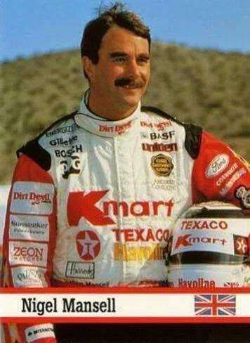 nigel mansell trading card
