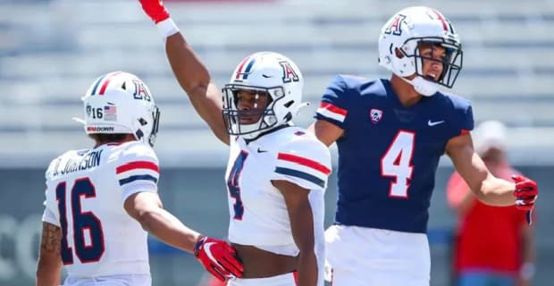 Scenes at Arizona Wildcats football practice