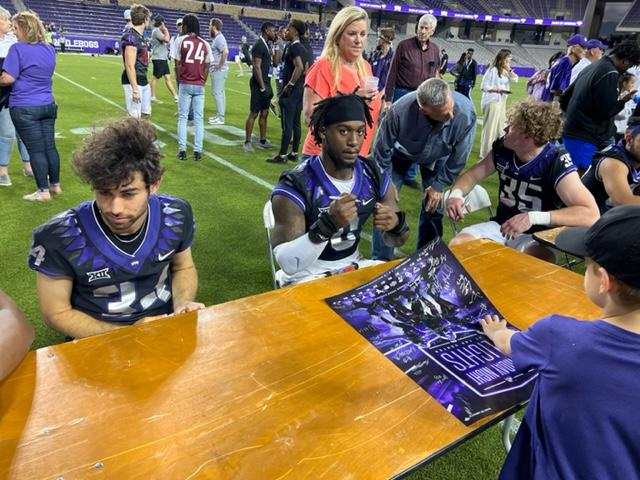 TCU Spring Football Game #0 Marcel Brooks_autographs