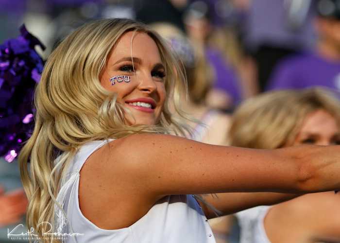 TCU Spring Football Game Showgirl 1