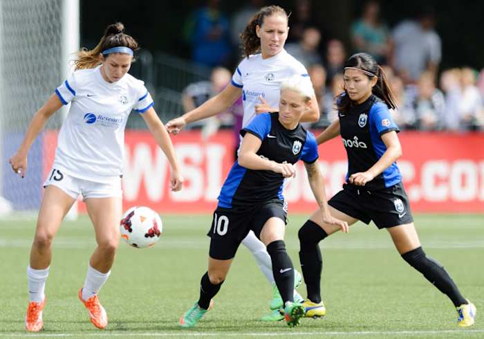 Erika Tymrak and Jess Fishlock are NWSL originals