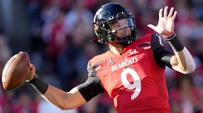 Atlanta Falcons QB Demond Ridder.