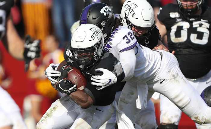 Ochaun Mathis 2019 TCU vs Iowa State USATSI_13467328