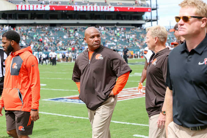 Jackson went 3-36-1 during his tenure in Cleveland.