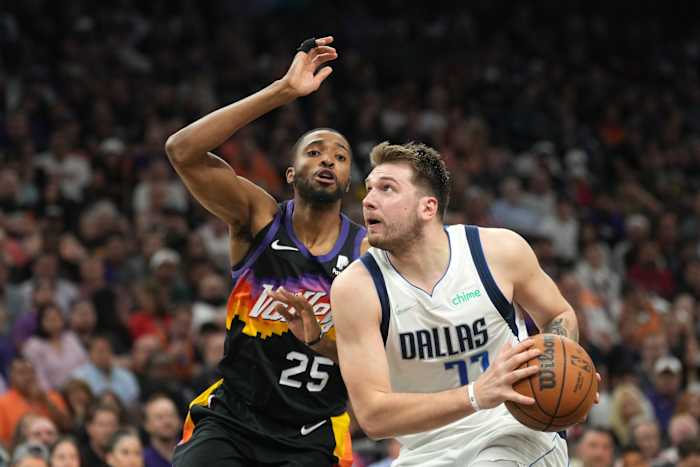 Luka Doncic, Dallas Mavericks, Mikal Bridges, Phoenix Suns