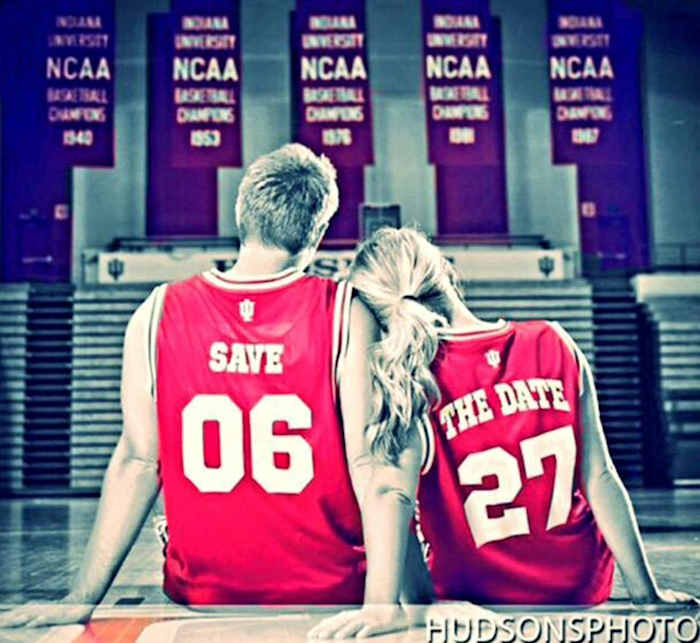 Jordan Hulls and his future wife, Aubrey.