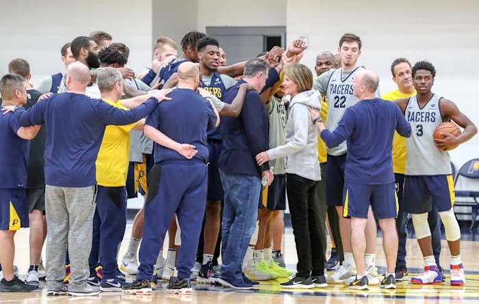 Kelly Krauskopf and the Pacers