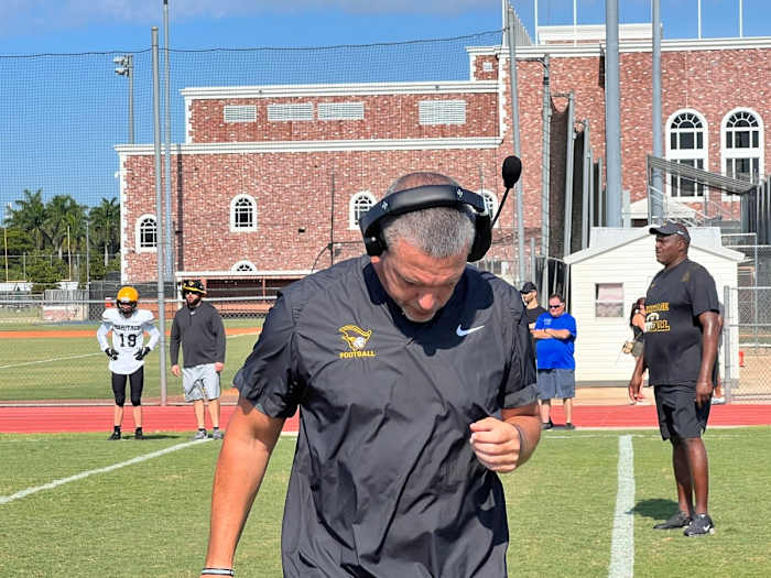 American Heritage Head Coach Mike Smith