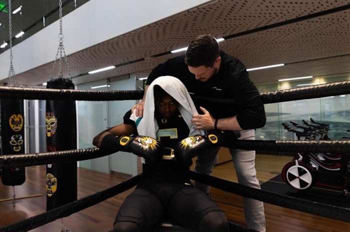 Jaden Rashada Boxing Ring