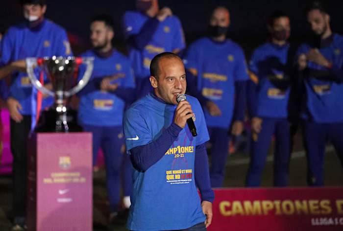 Former Barcelona Femeni coahc Lluis Cortes