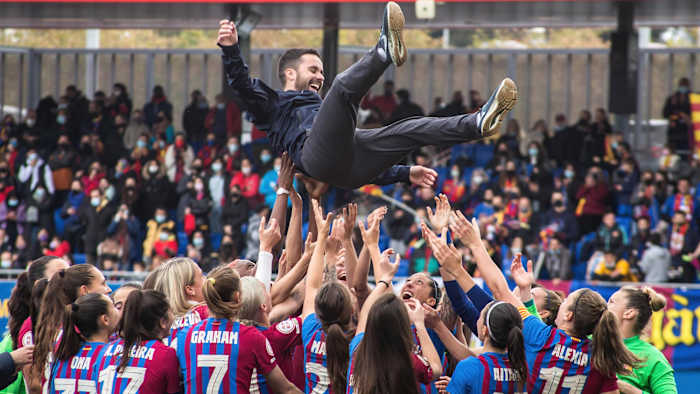 Barcelona Femeni manager Jonatan Giraldez