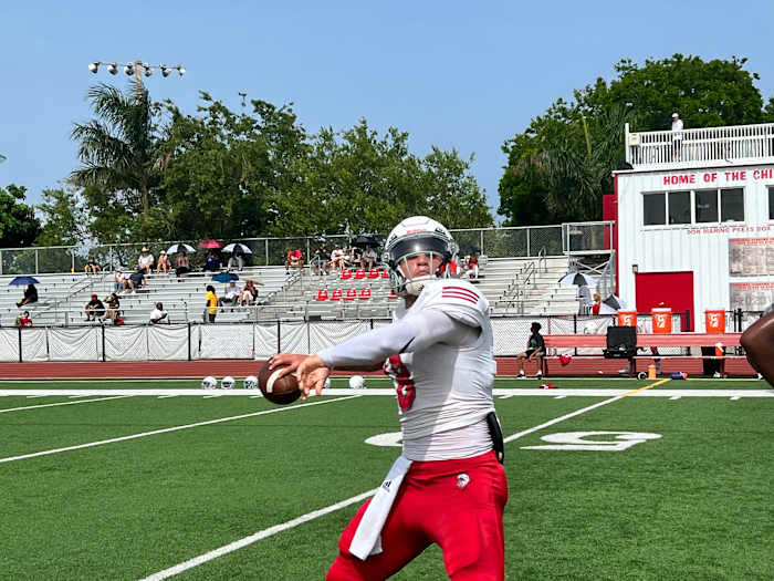 Dylan Rizk Quarterback Fort Lauderdale (Fla.) Cardinal Gibbons - 2023