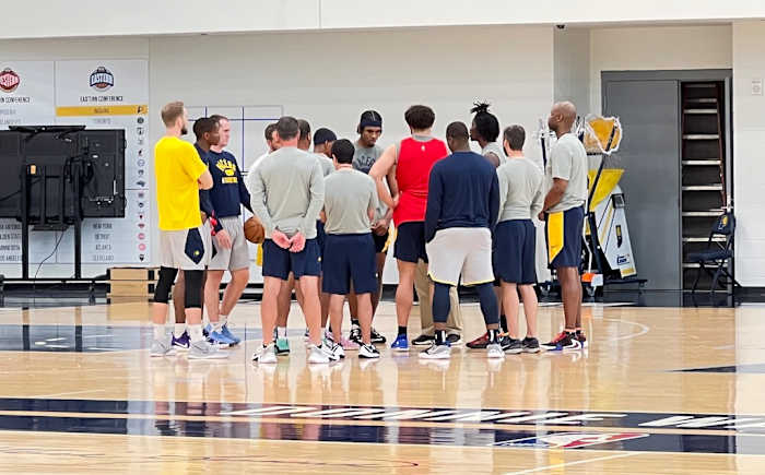Pacers second workout