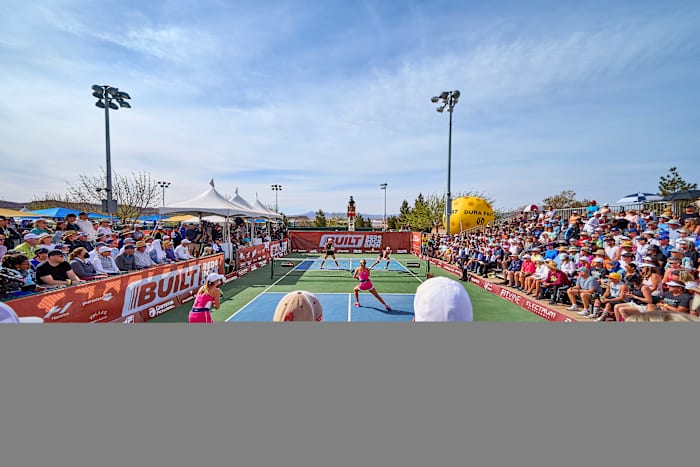 Professional pickleball courts
