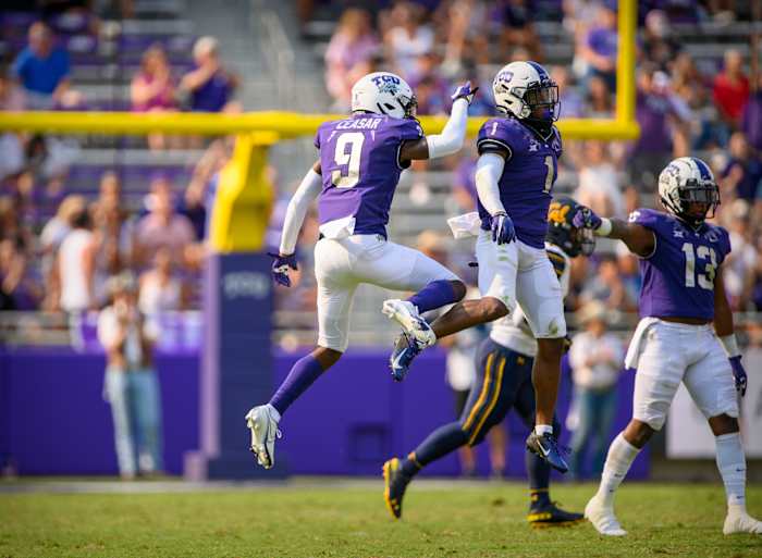 Though he is undersized, Tre'Vius Hodges-Tomlinson has been a star cover corner while at TCU.