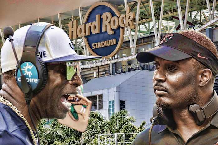 Deion Sanders and Willie Simmons