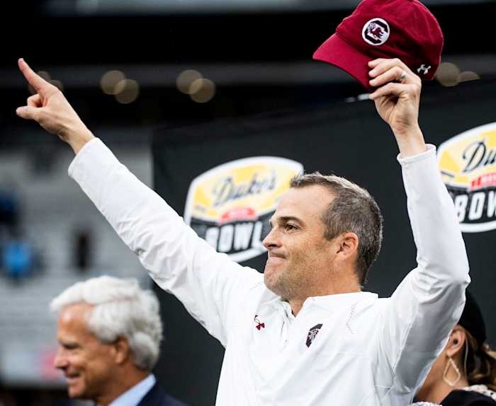 USC head coach Shane Beamer didn't announce any new signees on Wednesday. Jg Mayobowl 123021 053