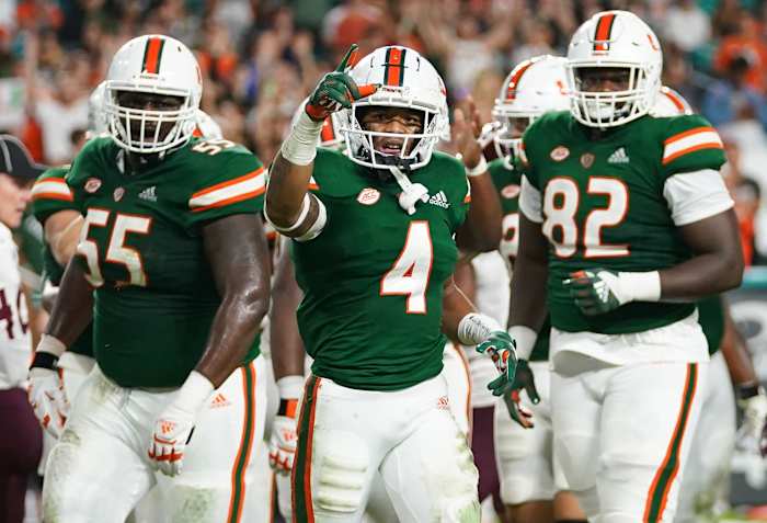 Jaylan Knighton Running Back Miami Hurricanes