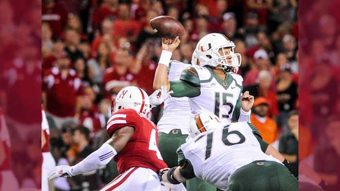 Randy Gregory 2014 Nebraska vs. Miami football