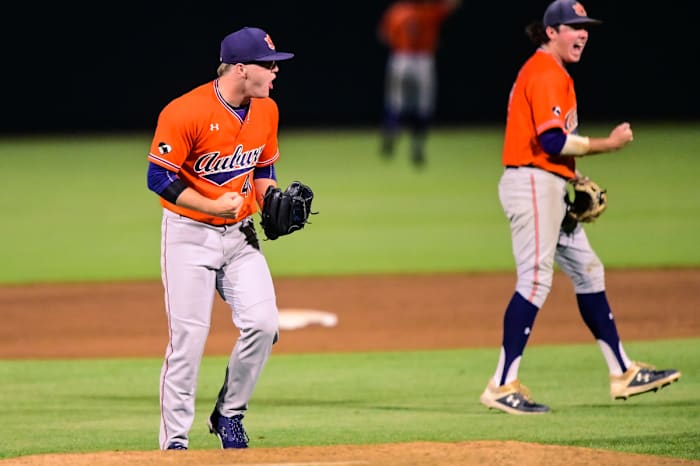 Auburn Baseball's John Armstrong in regional win vs Florida State.