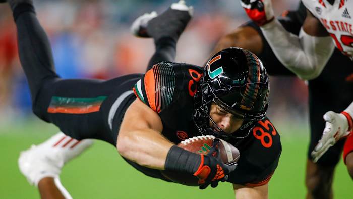 Will Mallory Miami Hurricanes Tight End