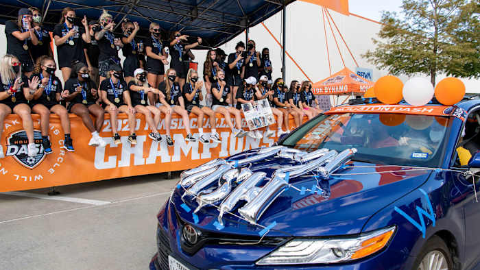 The Houston Dash won the 2020 NWSL Challenge Cup