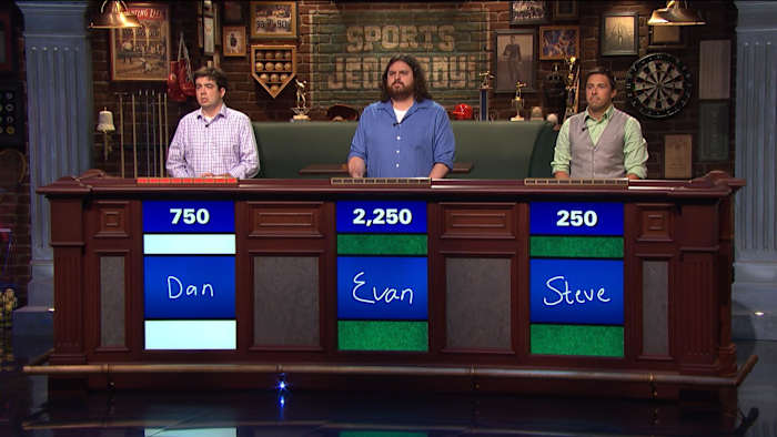 The author (left) mid-competition