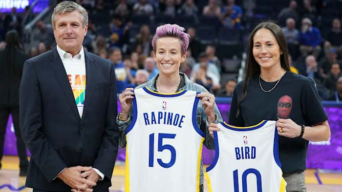 rick-welts-warriors-sue-bird-megan-rapinoe