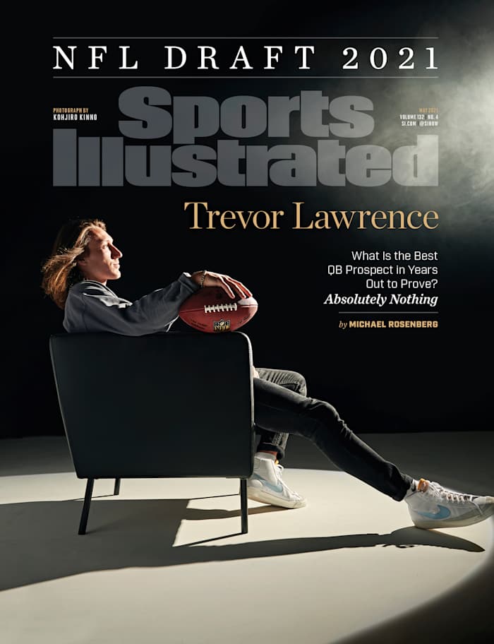 Trevor Lawrence on the cover of Sports Illustrated