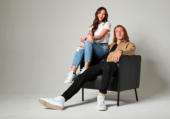 Trevor Lawrence and wife Marissa Mowry
