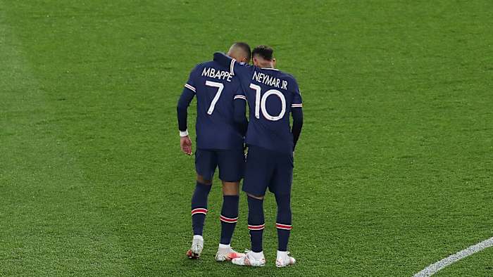 PSG stars Neymar and Kylian Mbappe